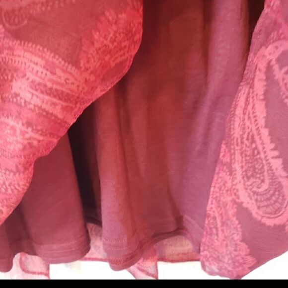 AERIE AMERICAN EAGLE Burgundy Mini Dress - Picture 7 of 11